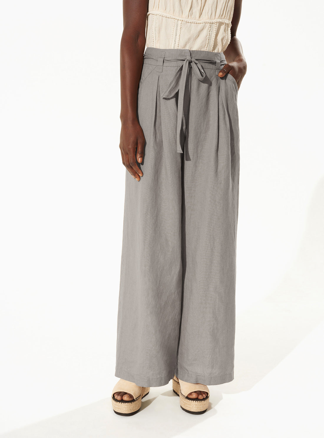 Hose mit weitem Bein