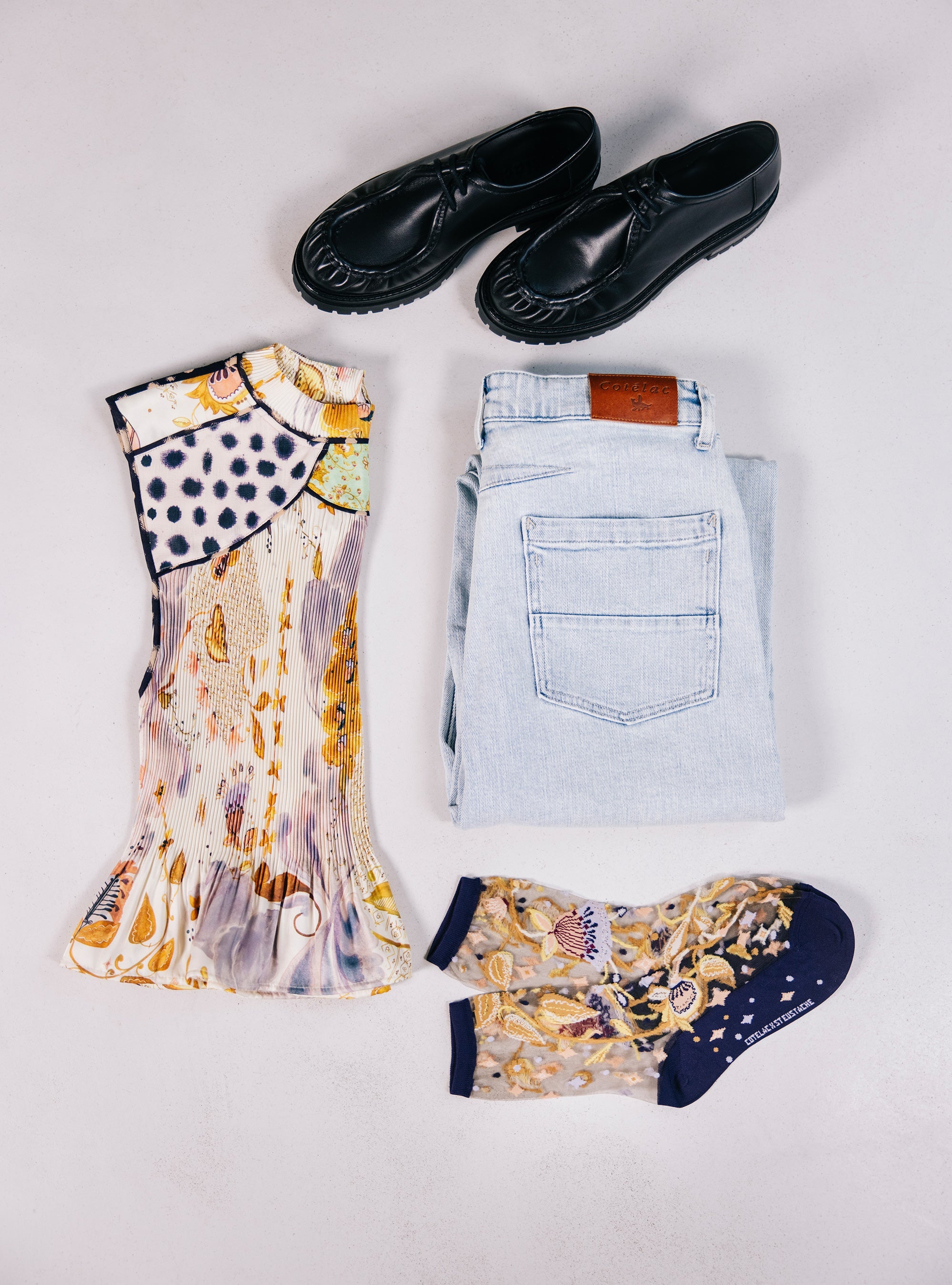 Chaussettes Parures Pâtures — Cotélac x Atelier St Eustache Cotélac 